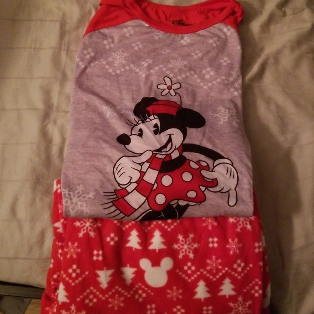 Minnie holiday Matching Pjs